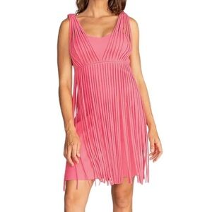 NEW Trina Turk Pink Fringe Venetia Dress